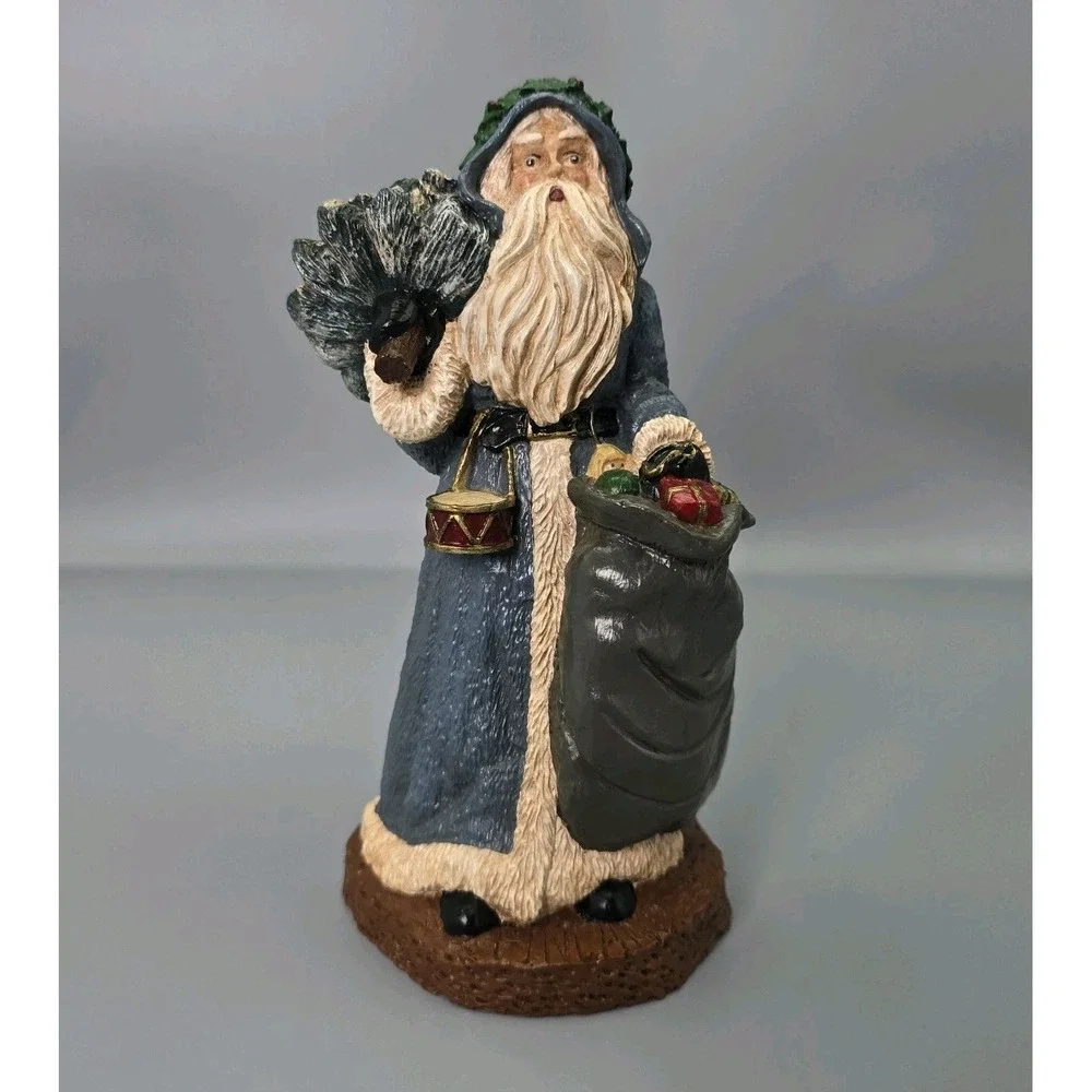 Vintage‎ Finland Joulupukki Santa Figurine Nordic Father Christmas Resin 1992